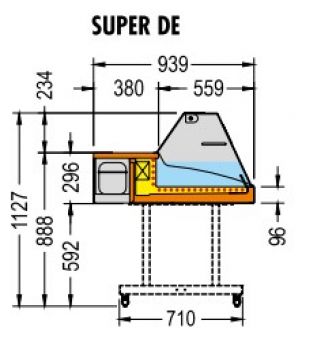 Kühlvitrine SUPER 1250
