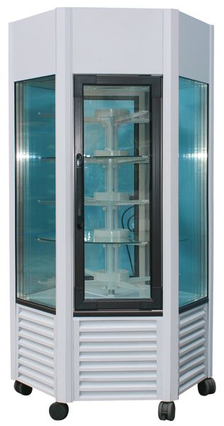 Panoramakühlschrank sechsseitig